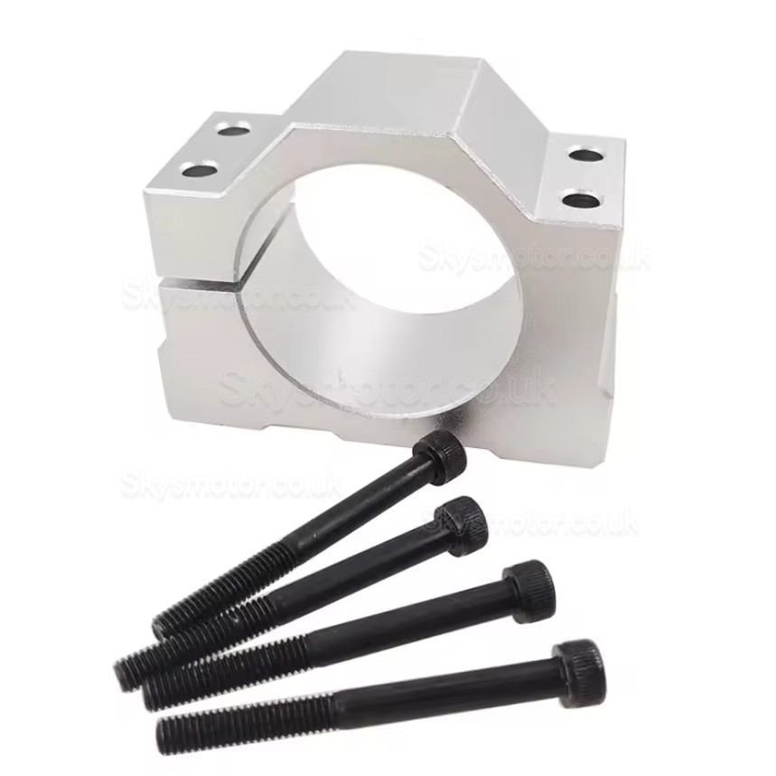 65mm/80mm/100mm/125mm CNC Spindle Motor Bracket Seat Aluminum Clamp Holder OSP001705 for Spindle Motor